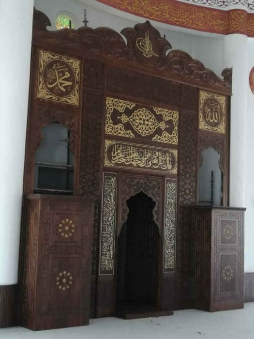 Wooden Mihrab