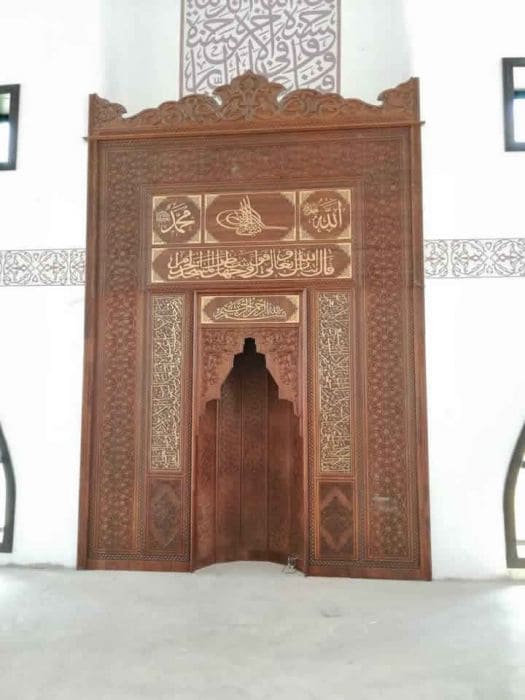 Wooden Mihrab