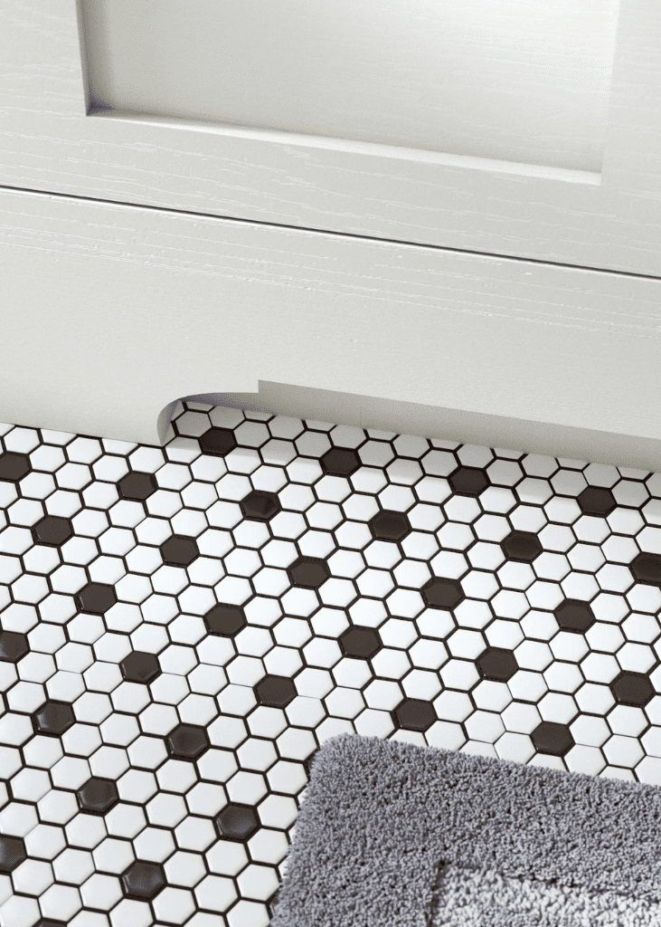 Square Mesh Mosaic Porcelain Tile-55