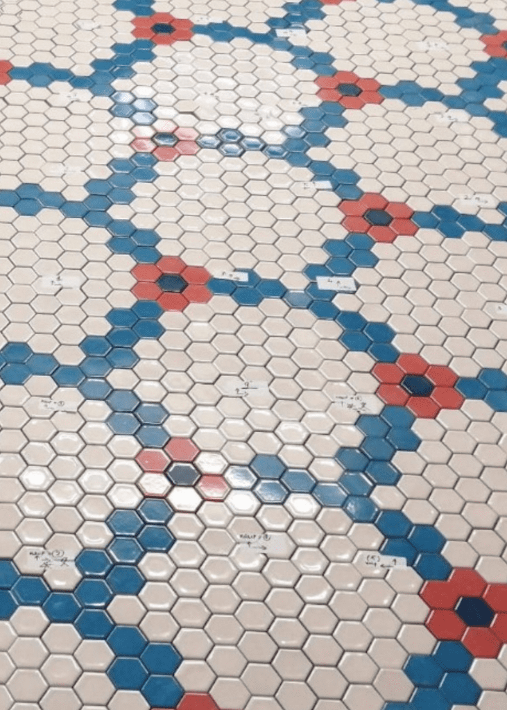 Square Mesh Mosaic Porcelain Tile-82